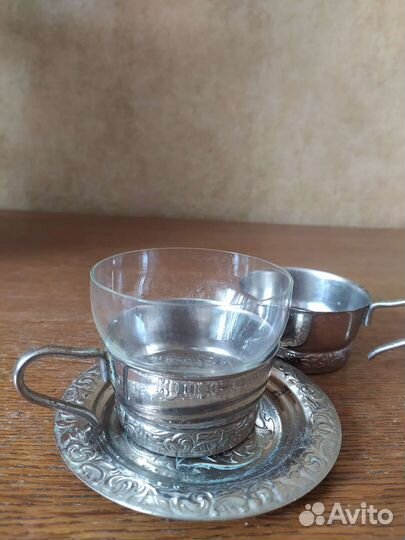 Подстаканник мельхиор СССР