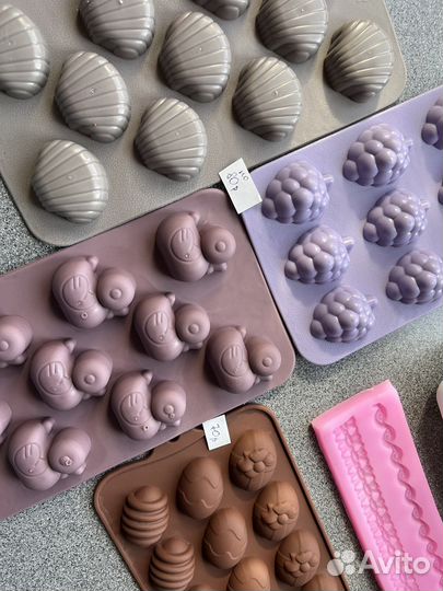 Формы и молды, алфавит для бенто