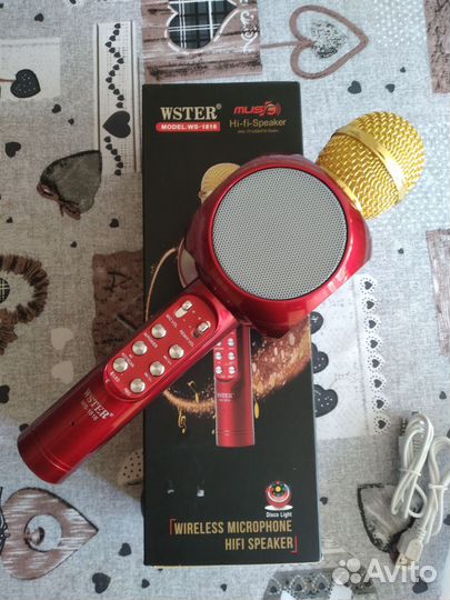 Беспроводной караоке микрофон