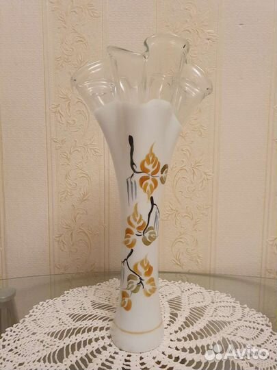 Ваза цветное стекло