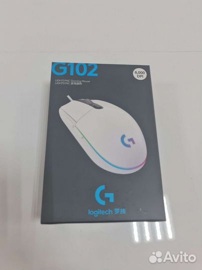 Игровая мышь Logitech G102 LightSync White