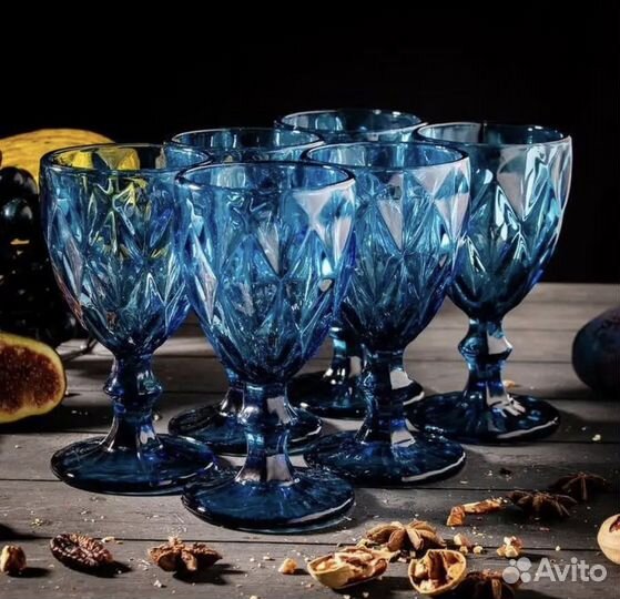 Бокалы для вина и шампанского 6шт