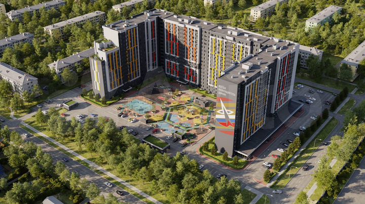 3-к. квартира, 86,4 м², 12/16 эт.