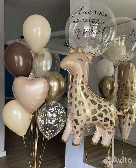 Воздушные шары на выписку