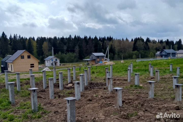 Сваи жб Фундамент из жб свай Монтаж свай