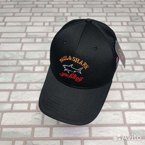 Бейсболка чёрная хлопок Paul shark