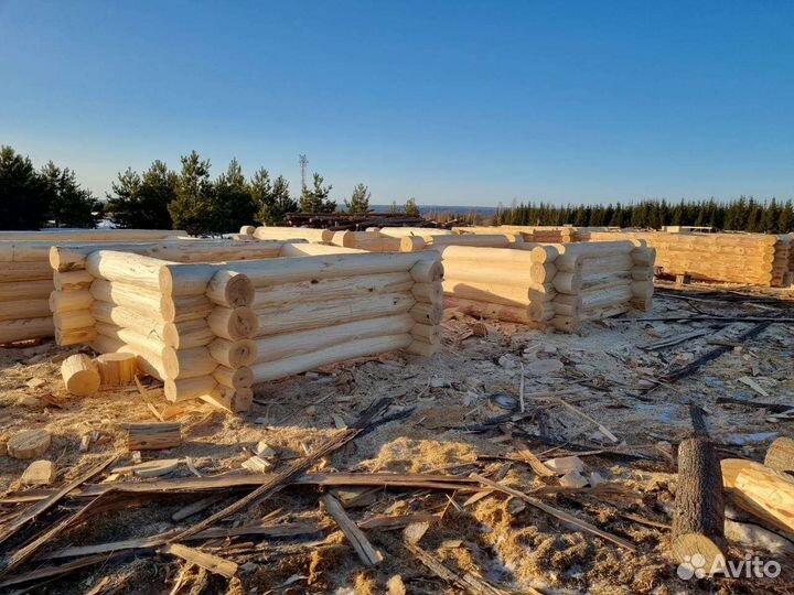 Срубы бань 3х3, 3х4 из липы