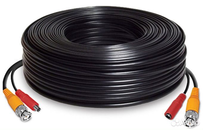 Готовый кабель для видеонаблюдения длиной 5 метров