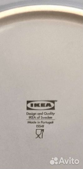 Блюдо / большая тарелка Икеа, керамика, 29 см