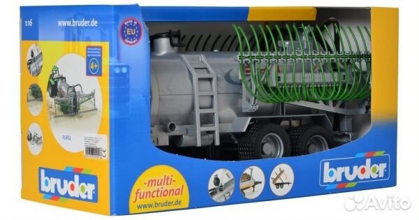 Bruder Бочка-прицеп Fliegl с трубками
