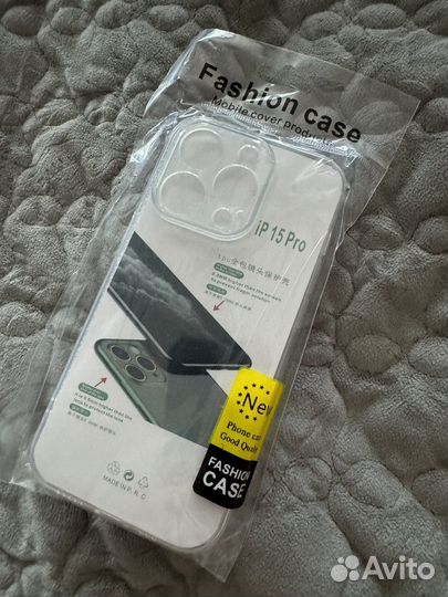 Чехол на iPhone 15 pro прозрачный