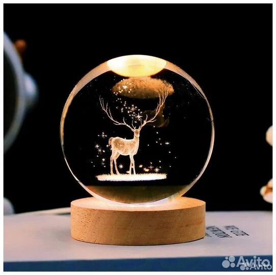 Светильник-ночник 3D шар