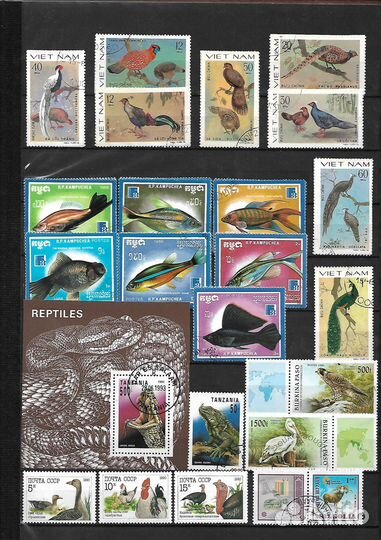 Марки Фауна. Часть 3