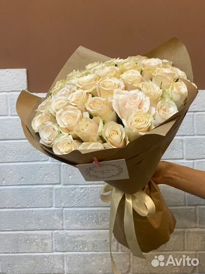 Букеты из 19, 39, 101 розы. Бесплатная доставка