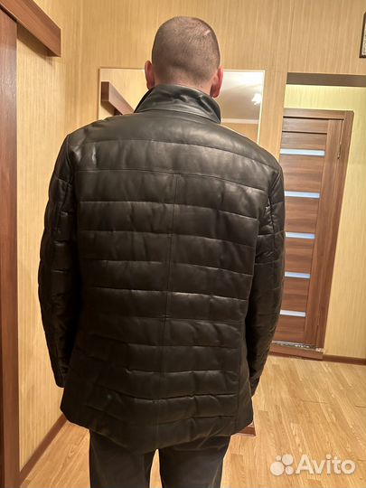 Куртка мужская/пуховик (натуральная кожа)