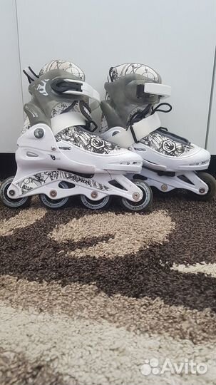 Детские раздвижные ролики р-р 30-33