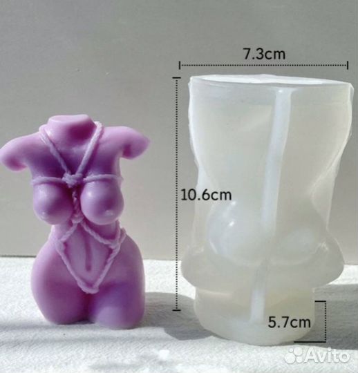 Силиконовый молд Шибари