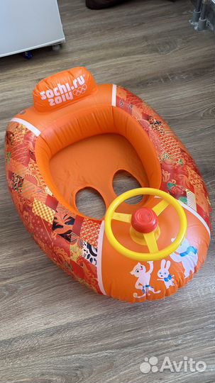 Надувной круг машинка сочи