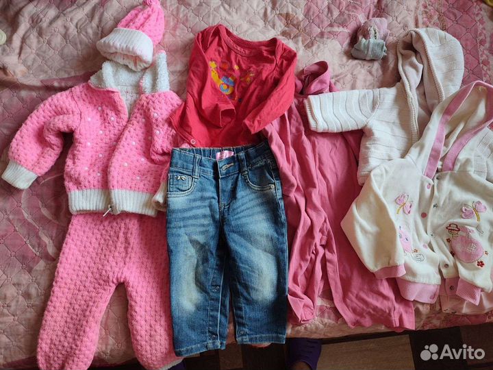 Пакет вещей на девочку от 3 мес до года