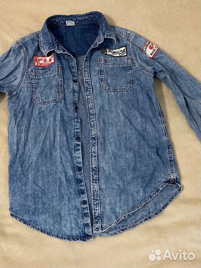 Джинсовая рубашка