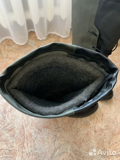 Сапоги резиновые для зимней рыбалки