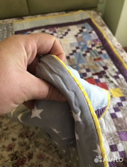 Одеяло лоскутное апсайклинг