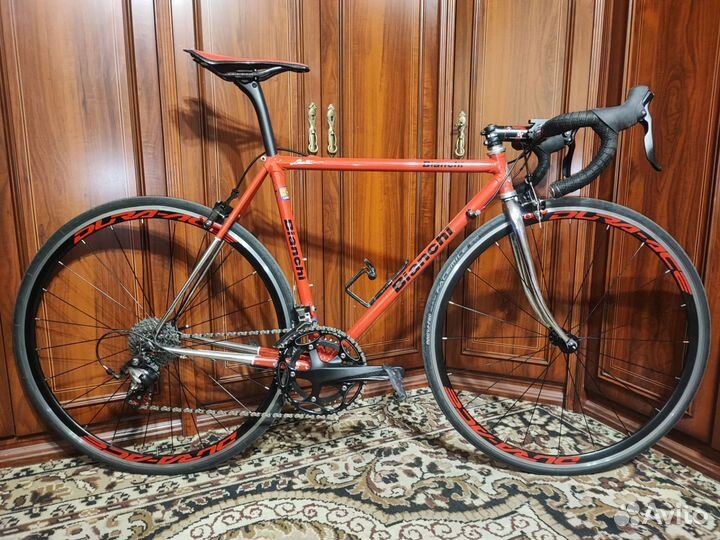 Шоссейный велосипед Bianchi винтаж columbus slx