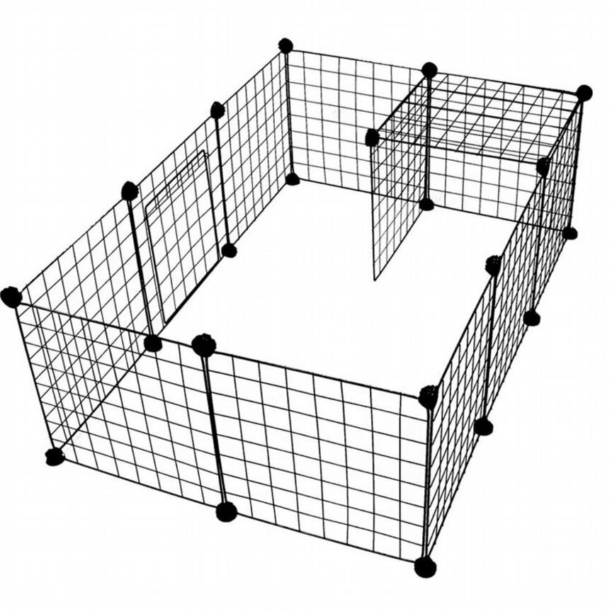 Вольер металлический секционный