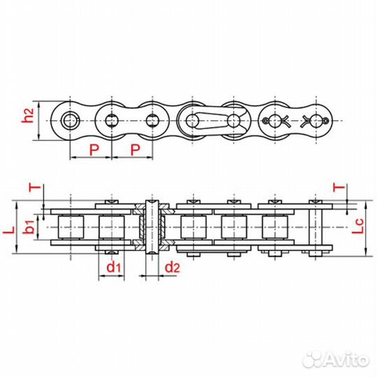 Звено соединительное PHC 12B-1SS-C/L SKF