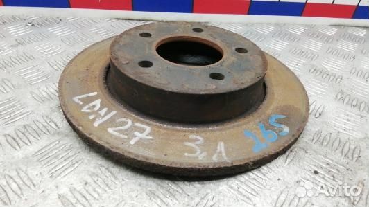 Диск тормозной задний mazda 3 1 (LDN27LR02)
