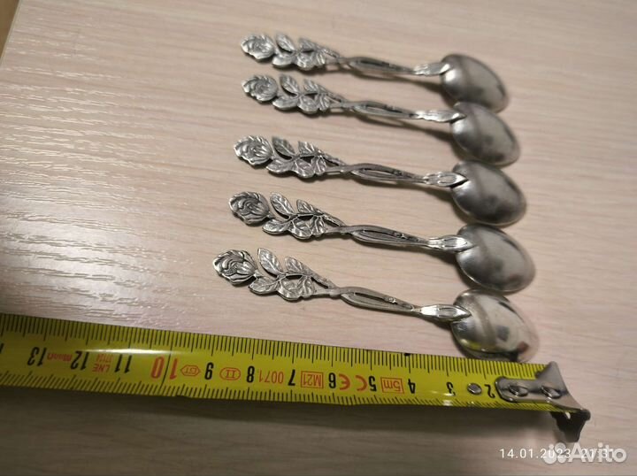 Серебряные кофейные ложки