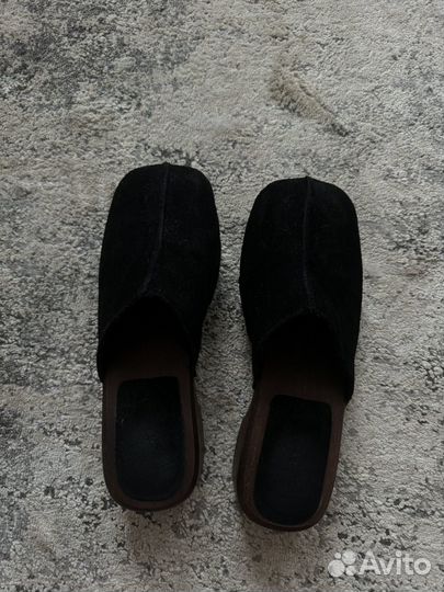 Сабо натуральная замша новое состояние