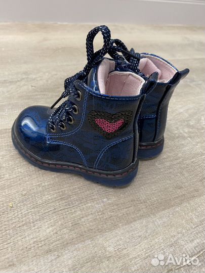 Ботинки демисезонные для девочки 21размер