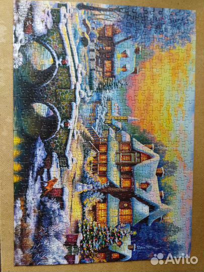 Пазл 500. Снежный пейзаж