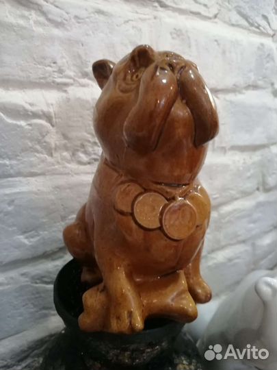 Керамическая статуэтка Бульдог