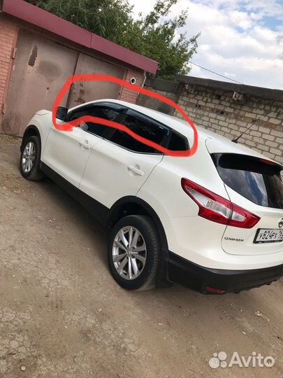 Ветровики на nissan qashqai j11