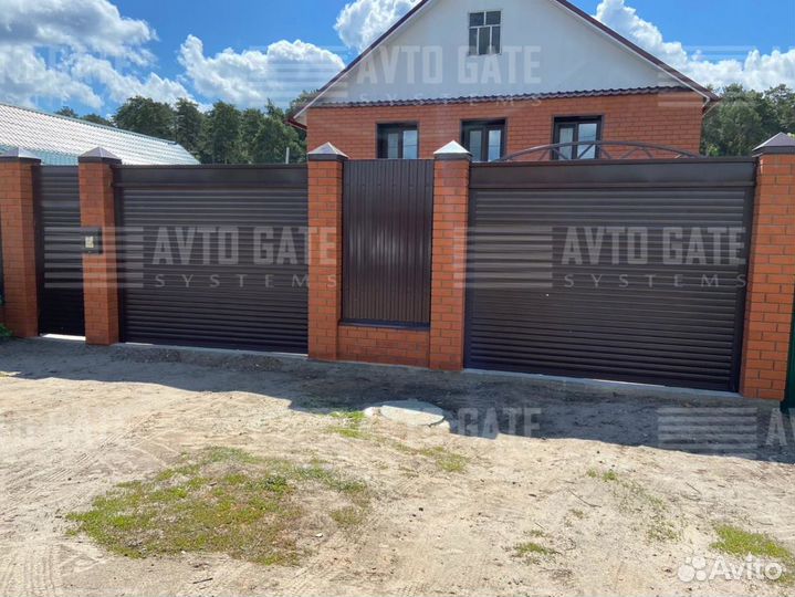 Рулонные ворота роллетные