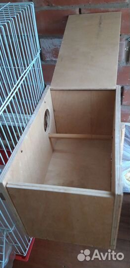 Клетка для попугая с домиком