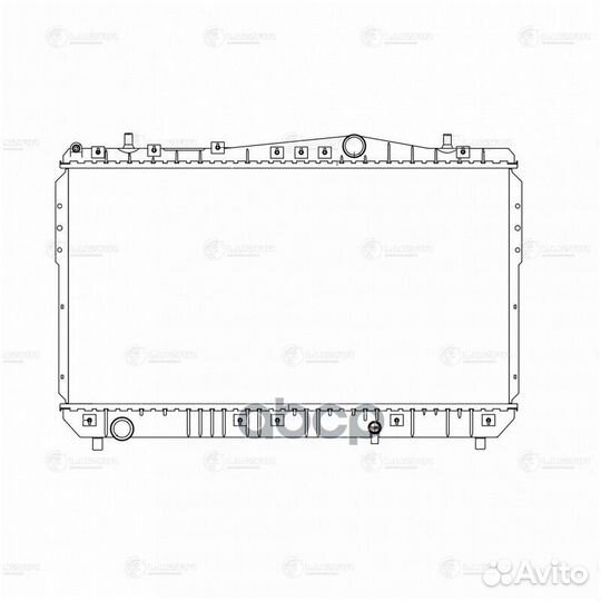 Радиатор охл. для а/м Chevrolet Rezzo (00) мт