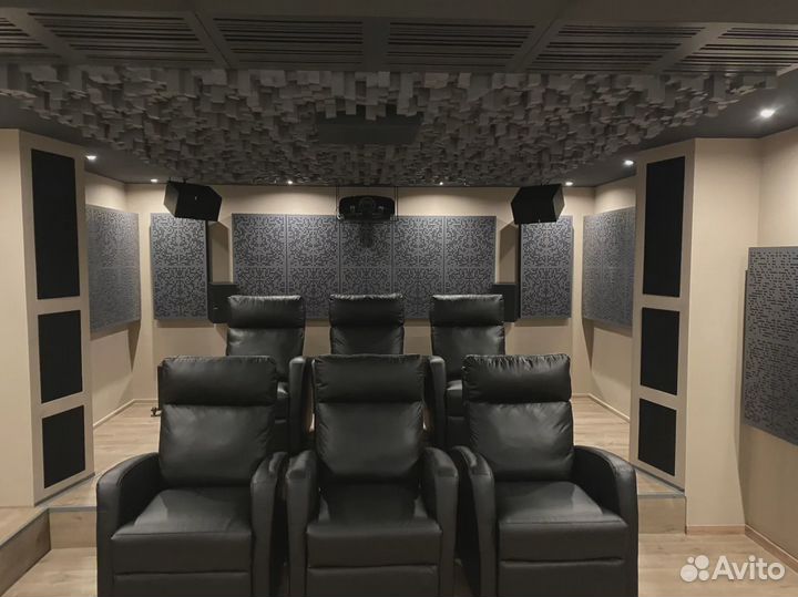 Акустические панели ткань + дерево