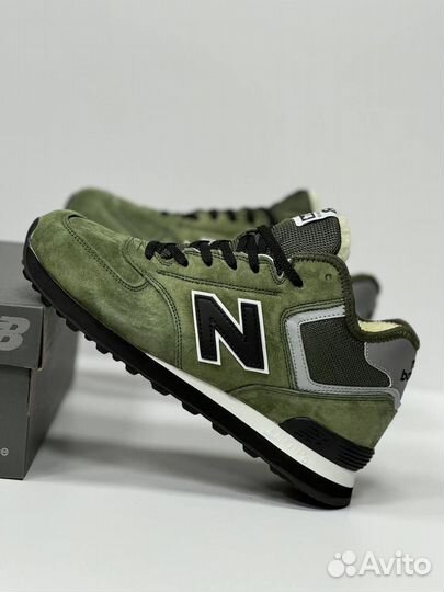 Кроссовки new balance 574 высокие зимние