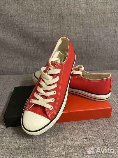 Кеды женские красные 41 размер