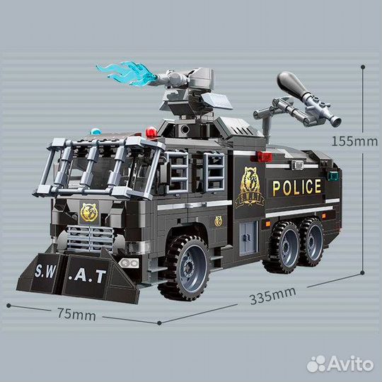 Конструктор Полицейская бронированная машина