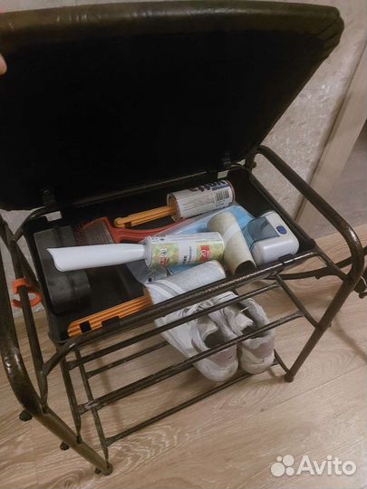 Вешалка напольная металлическая + тумба