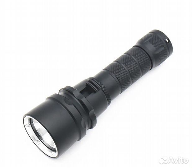 Фонарик для дайвинга H-618-T6 желтый свет