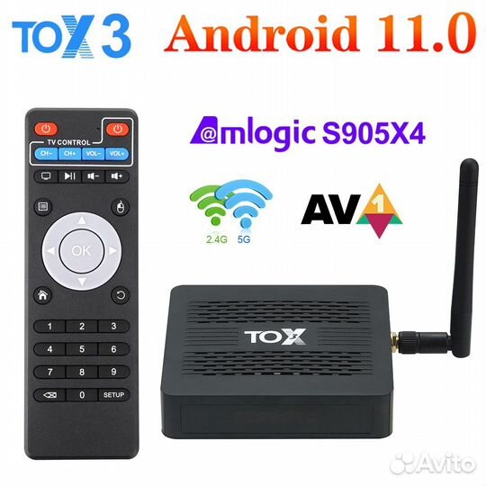 Смарт тв бокс, приставка TV BOX Ugoos TOX3 4/32