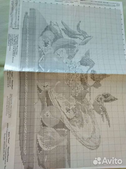 Вышивка крестом, бумажные схемы
