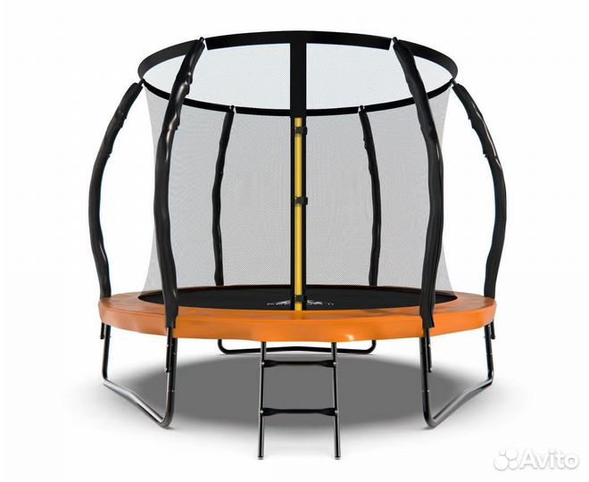 Батут с защитной сеткой