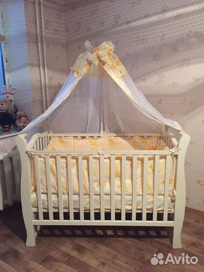 Кроватка Giovanni, матрас, полный комплект