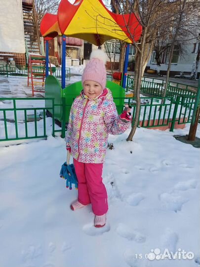 Зимний костюм для девочки 116 122
